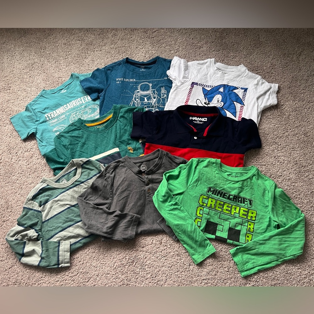 Boys Size 8 Graphic T-Shirt Bundle
